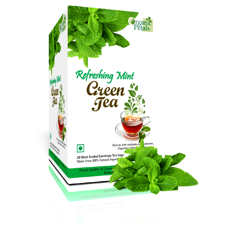 Refreshing Mint Green Tea